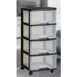 Curver Regał Do Przechowywania Czarny 80l