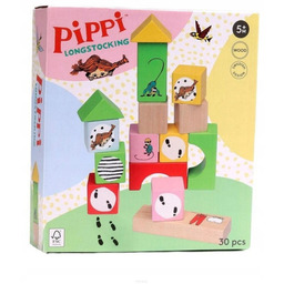 Klocki drewniane Pippi