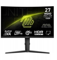 Monitor MSI 27'' MAG 275CQPF 2xHDMI DP