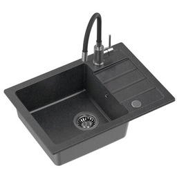 Zlewozmywak jednokomorowy z ociekaczem MYQ Flexi Short SHOFLG1COL