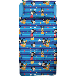 Mickey Mouse Prześcieradło z Myszką Miki Queen Size,