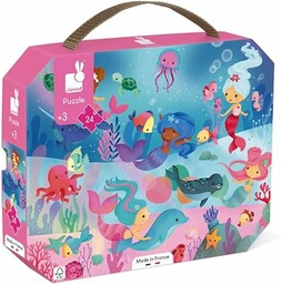 Janod - Child Puzzle Mermaids 24 Pieces -