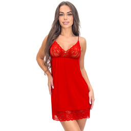 Koszula nocna Lea Czerwona