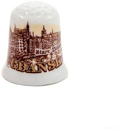 Naparstek ceramiczny Gdańsk panorama sepia