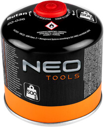 Nabój z gazem butan 500g, nakręcany