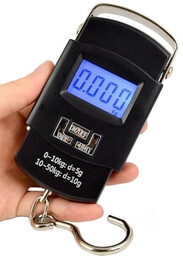 Waga hakowa kieszonkowa do 40 kg wyświetlacz LCD