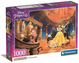 Puzzle 1000 Compact Disney Princess - Clementoni