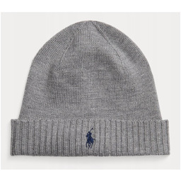 Polo Ralph Lauren czapka zimowa beanie szary rozmiar