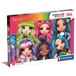 Puzzle, Brilliant Rainbow High, 104 el.