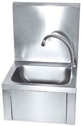 CONTACTO Umywalka kolanowa stal nierdzewna 40x33x23 cm 4001/100