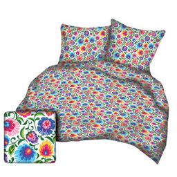 Karo Pościel z kory 180x200 łowicka folk biała