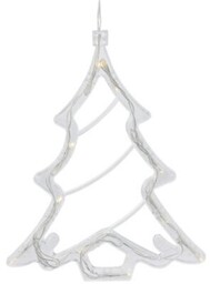 CHRISTMAS DECORATION Dekoracja świetlna na okno Choinka 10