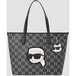 KARL LAGERFELD Czarna shopperka Mono Cc Lg Tote
