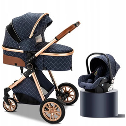 WÓZEK DZIECIĘCY 3w1 FOTELIK SPACERÓWKA GONDOLA LEKKI WIELOFUNKCYJNY