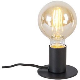 Nowoczesna lampa stołowa czarna - Facil