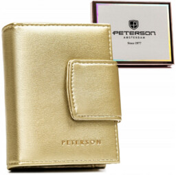 Portfel damski Peterson PTN 42329-F8 złoty