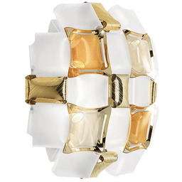 Lampa Ścienna Slamp, pomarańczowy, salon, tworzywo sztuczne