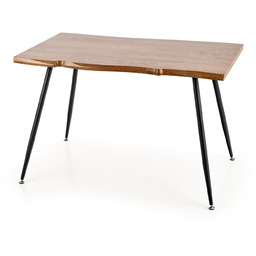 Stół larson naturalny / czarny (120x80 cm) halmar