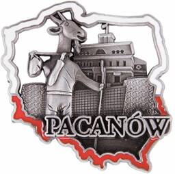 Magnes metalowy kontur Pacanów