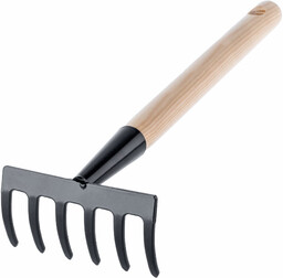 Grabki ogrodowe metalowe Macerine 33 cm, czarne