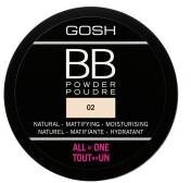 Gosh BB, prasowany puder do twarzy, matujący, 6,5g,