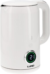 Czajnik el. 1,7l, regulacja temperatury, biały 68223