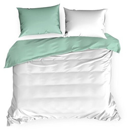 EUROFIRANY Pościel Nova3 220 x 200 cm Biało-miętowy