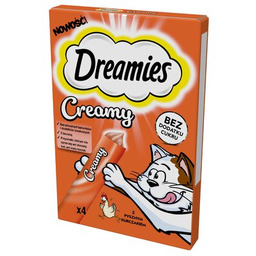 DREAMIES Przysmak dla kota Creamy Kurczak (4 x