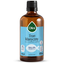 Olini Tran z wątroby z dorsza, 100 ml