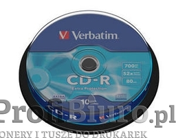Płyty Verbatim CD-R 700MB 52x - Cake Box