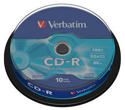 Płyty Verbatim CD-R 700MB 52x - Cake Box