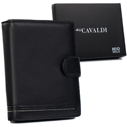 Portfel męski Cavaldi M302BL-PU-6878 czarny