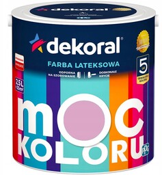 Farba Moc Koloru Dekoral 58 Różany Kwarc 5L
