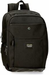 Pepe Jeans Leighton Bagaż- Torba kurierska Mężczyzna, czarny,