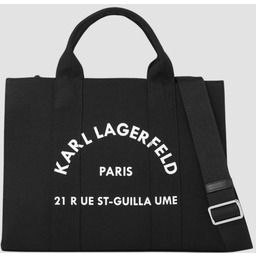 KARL LAGERFELD zarna bawełniana damska torebka