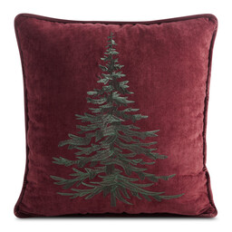 Eurofirany Poszewka świąteczna 45x45 Chp 260 bordowa zielona