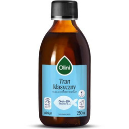 Olini Tran z wątroby dorsza, 250 ml