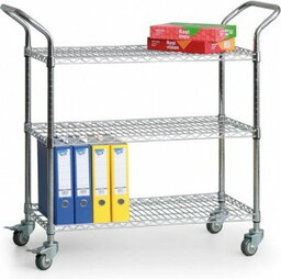 Plastikowa walizka z wiekiem otwieranym na nóżkę