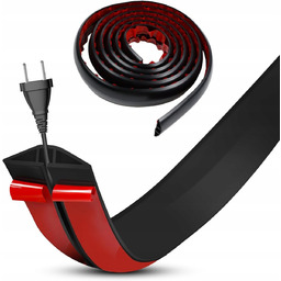 2x KANAŁ KABLOWY SAMOPRZYLEPNY ELASTYCZNY LISTWA MASKUJĄCA 100