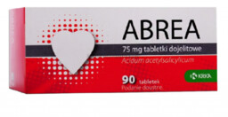 Abrea, 90 tabletek - Lek zapobiegający zawałom serca