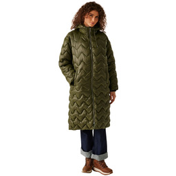 Płaszcz damski Regatta Cambrie II z kapturem pikowany