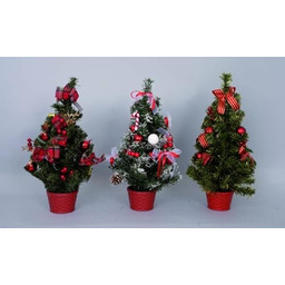 Euronatale ALBERINO C/Wazon Czerwony 50cm, Jak Zdjęcia, Wyjątkowe