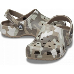 Damskie Buty Klapki Chodaki Crocs Classic Printed Camo