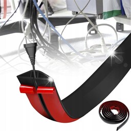 KANAŁ KABLOWY SAMOPRZYLEPNY ELASTYCZNY LISTWA MASKUJĄCA 100 CM