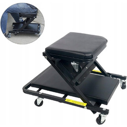 WÓZEK SKŁADANY 2w1 LEŻANKA WARSZTATOWA FOTEL SIEDZISKO SKŁADANA