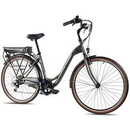 INDIANA Rower elektryczny E-City M18.5 28 cali Czarny
