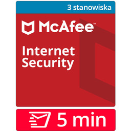 McAfee Internet Security (3 stanowiska, 1 rok) -