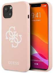Guess GUHCP13SLS4GWPI iPhone 13 mini 5,4" różowy/pink hard