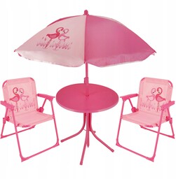 Zestaw Mebli Ogrodowych dla dzieci piknikowy parasol stolik