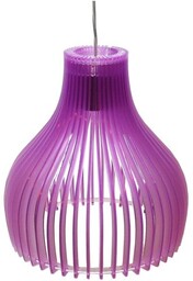Candellux BUREN LAMPA WISZĄCA 1X60W E27 26X26X150 FIOLETOWY